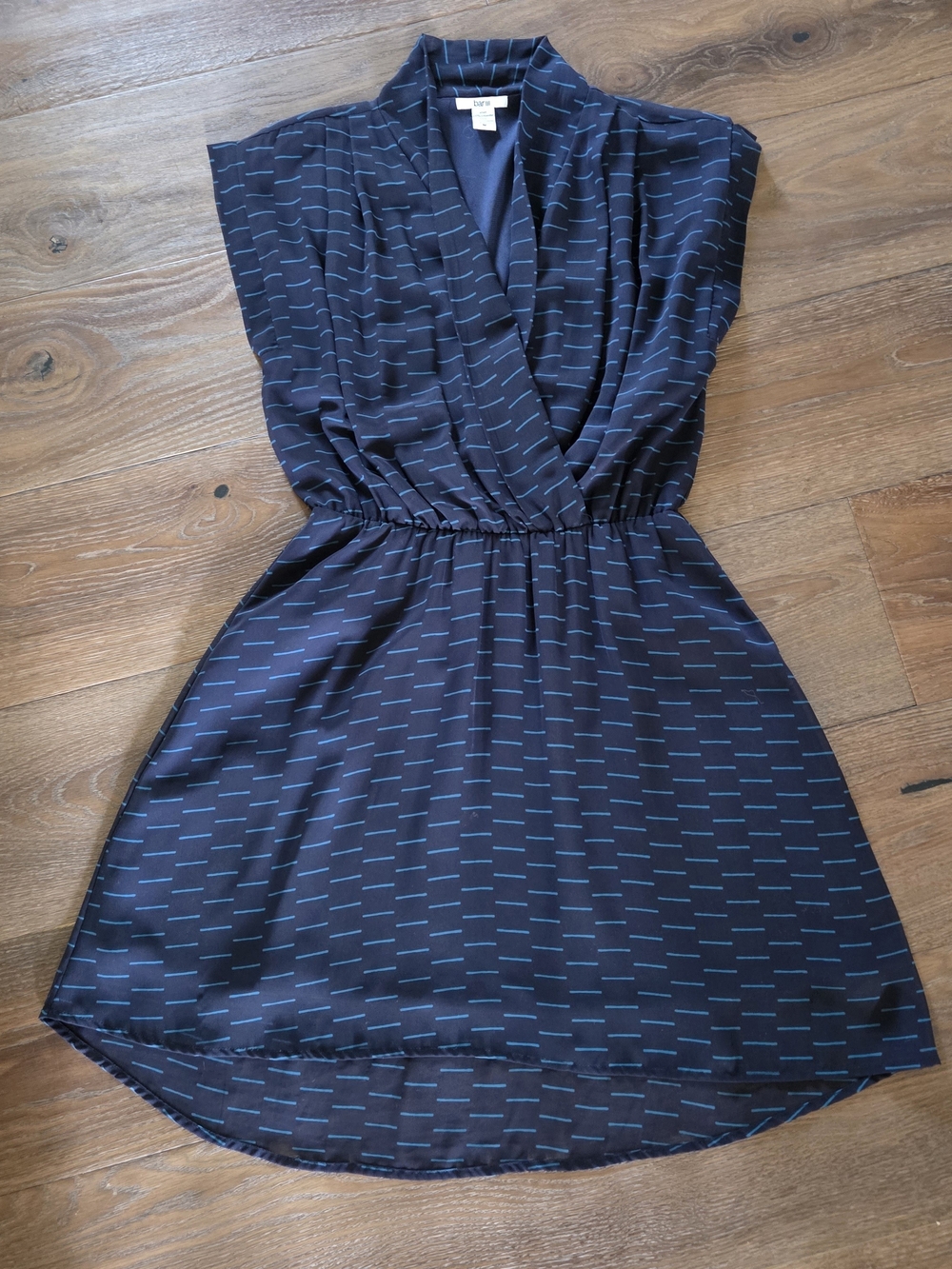 BAR III Navy Blue HiLow Dress